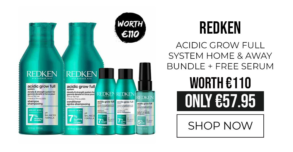 Redken Acidic Grow Full System Home & Away Bundle + FREE Serum