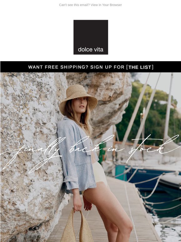 RESTOCK ALERT: MERIT WHITE GOLD