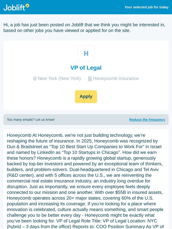 You've got 1 job waiting for you
