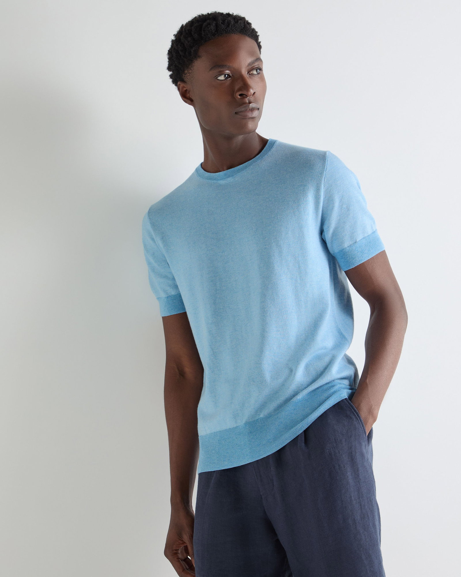 Men's Newquay Cotton Cashmere T-Shirt