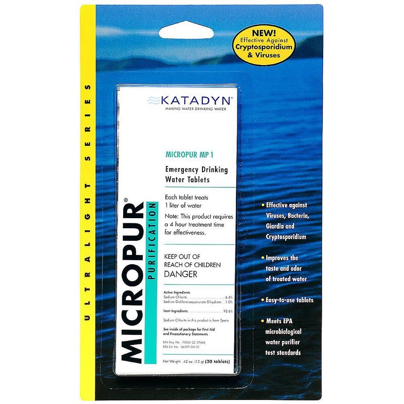 Image of Katadyn Emergency Drinking Water Tablets