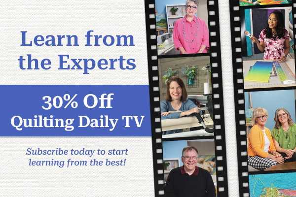 30% Off Quilting Daily TV