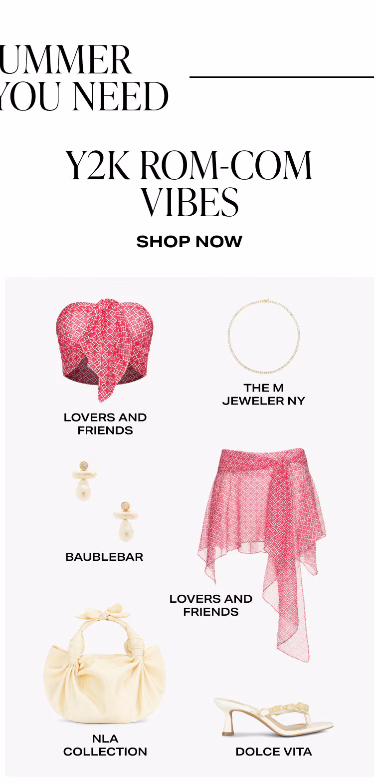 Shop Y2K Rom-com Vibes