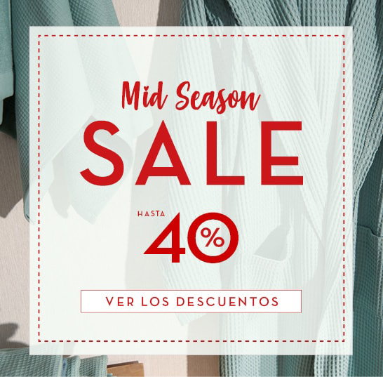 Mid Season Sale con hasta 40% de dto en una gran selección de artículos.