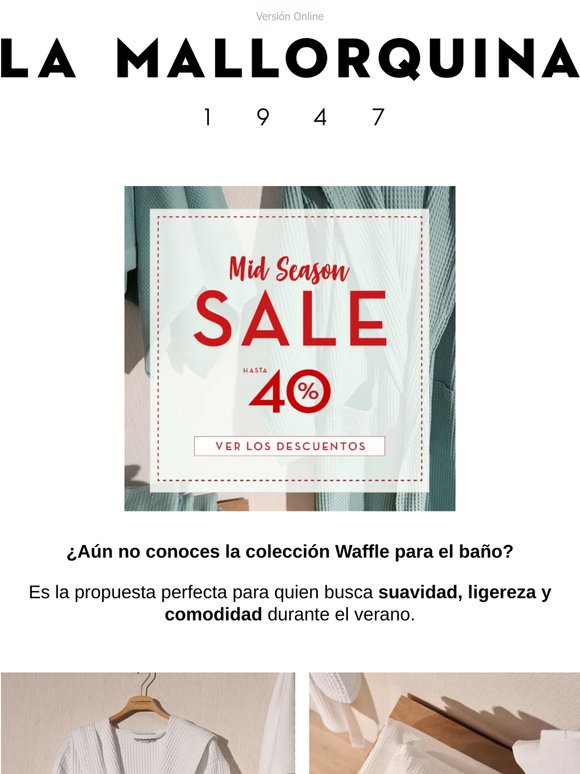 ¿Áun no conoces la colección Waffle? 🛁 Suavidad y frescura para este verano