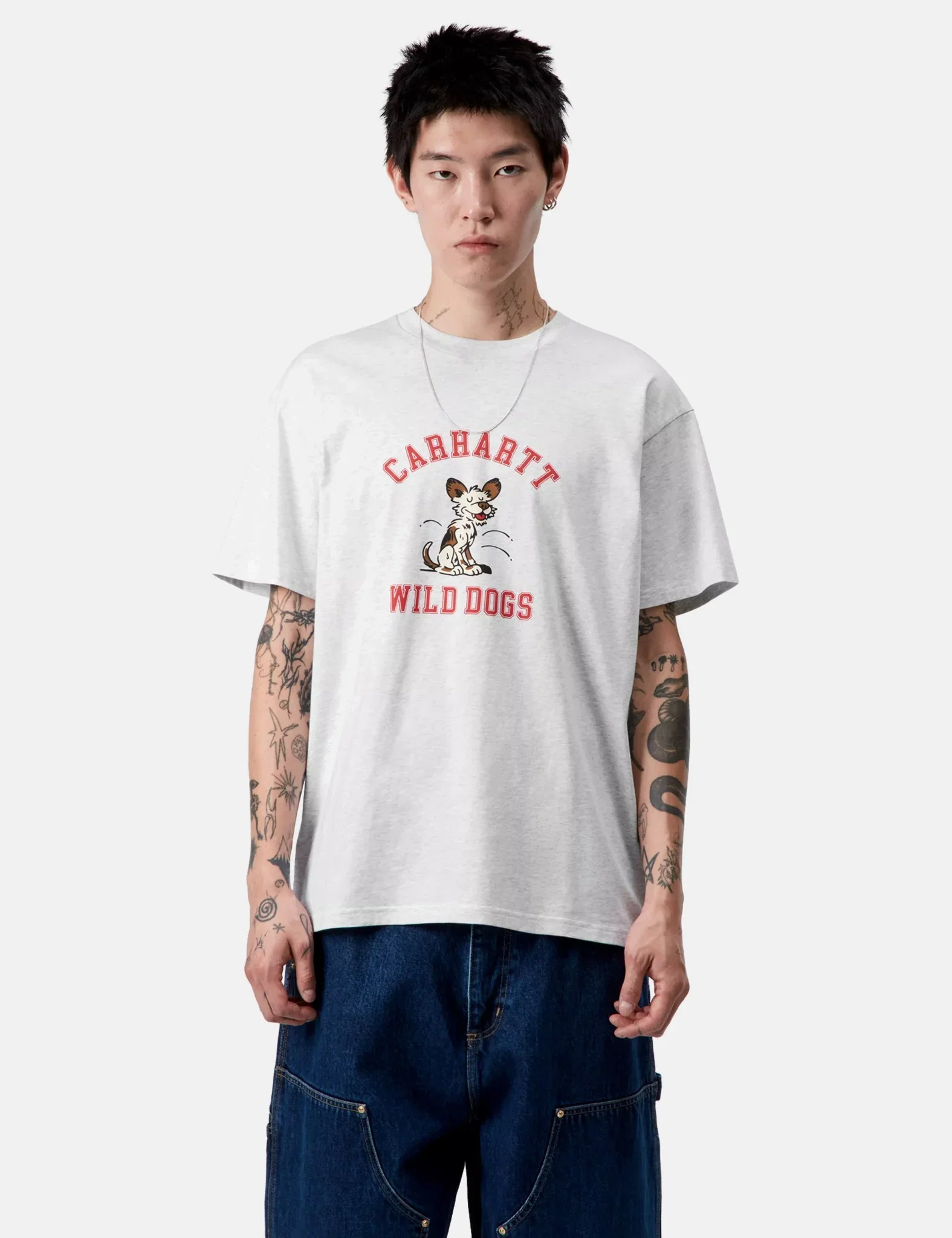 Image of Carhartt WIP Wild Dog T-Shirt Ash