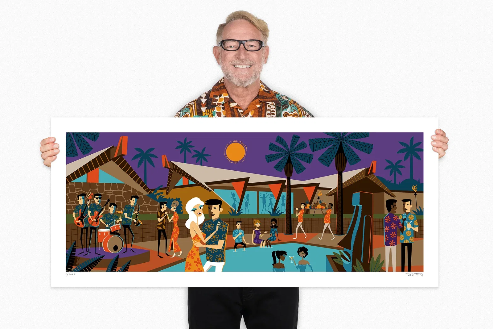 Image of "The Highbrow Luau" Fine Art Print
