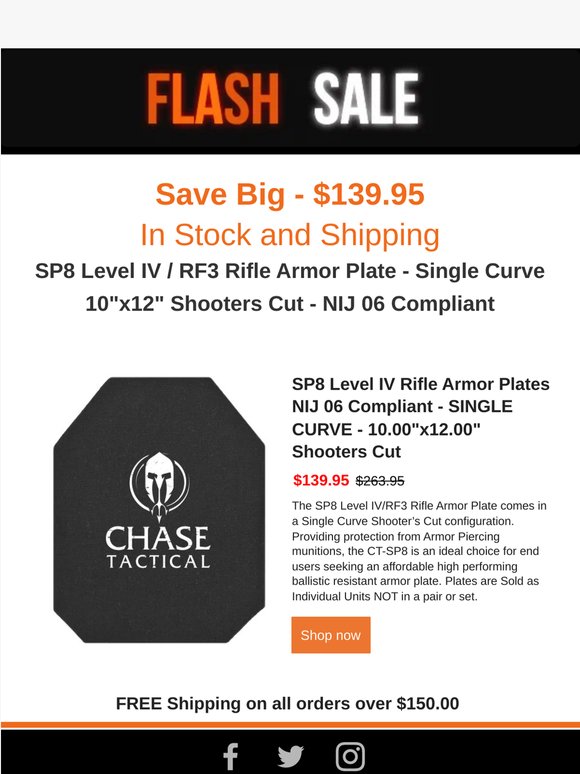🔥🔥 FLASHSALE 🔥🔥 Level IV / RF3 Rifle Armor Plate