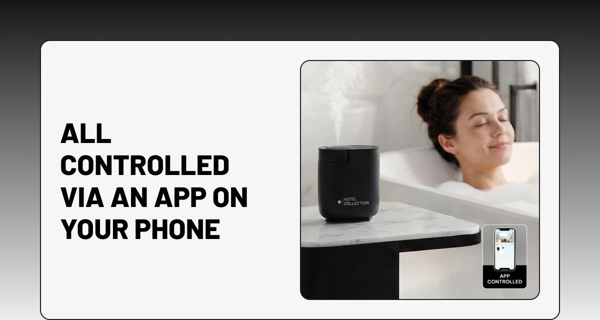 All controlled via an app on your phone