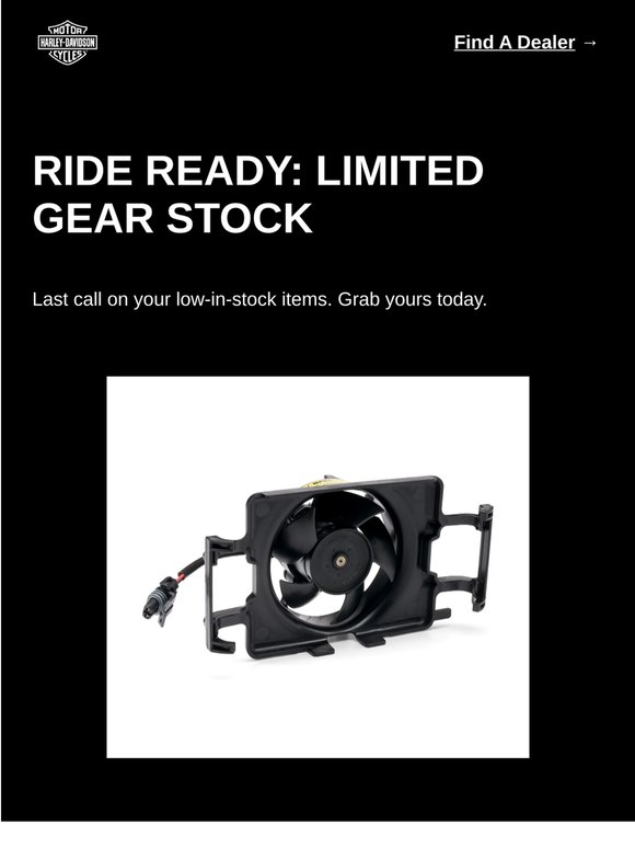 Last call on your gear