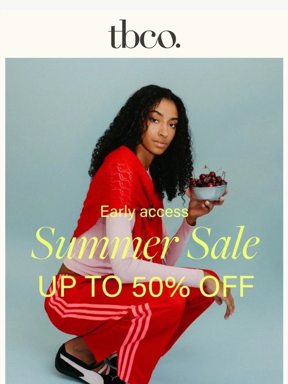 Early Access To Summer Sale
