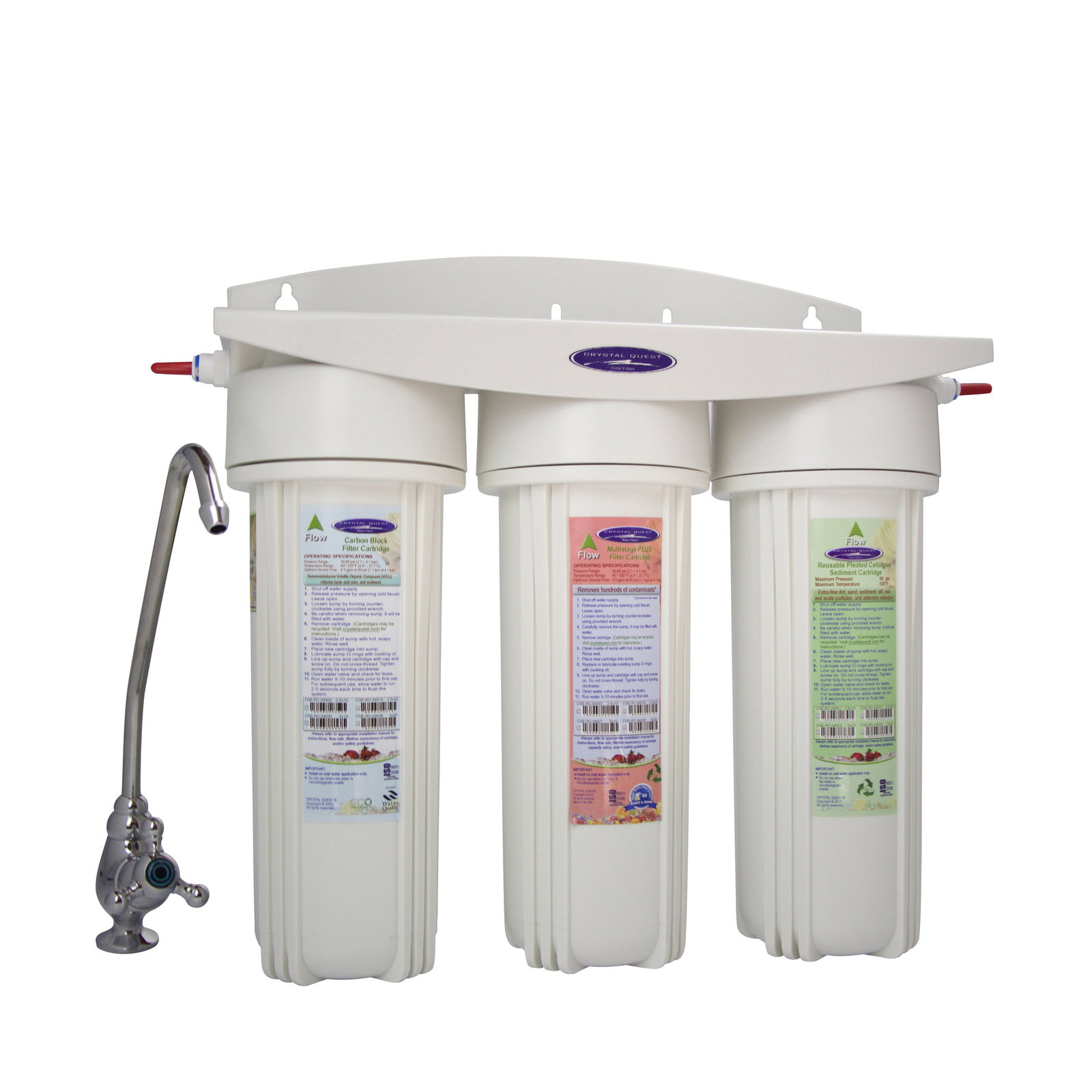 Image of Undersink Triple Fluoride Filter