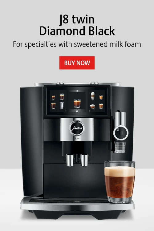 JURA Z10 Fully Automatic Coffee Machine with Latte Macchiato on Cup Platform
