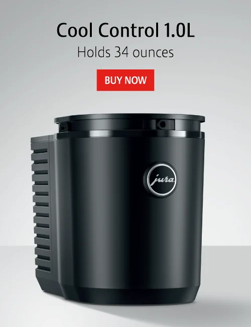 JURA Cool Control plugged into machine milk frother