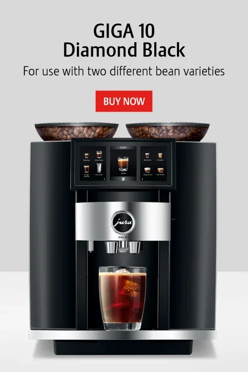 JURA Z10 Fully Automatic Coffee Machine with Latte Macchiato on Cup Platform