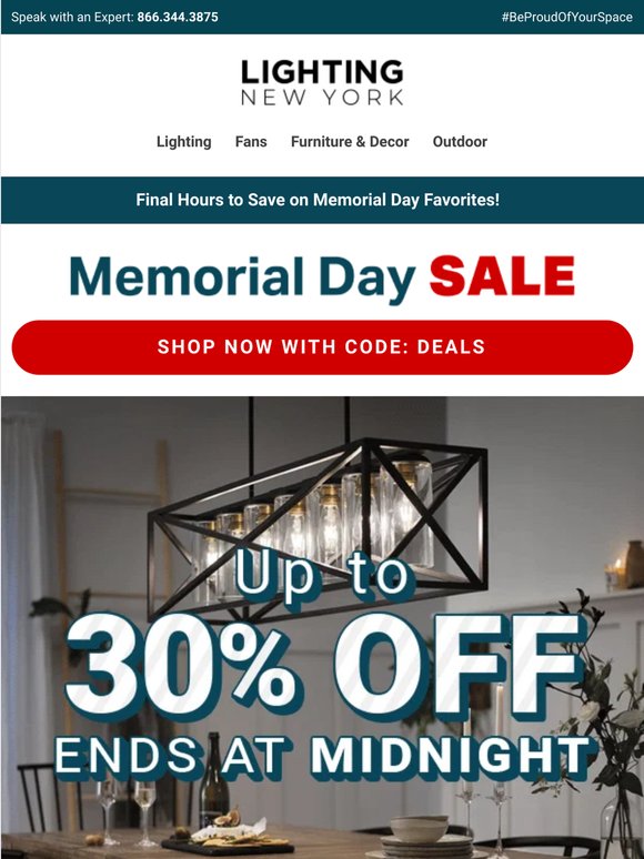 LAST CHANCE ⚡ Memorial Day Deals on Designer Favorites are Going, Going…