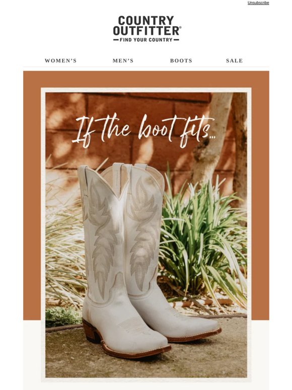 New Boots In Your Size