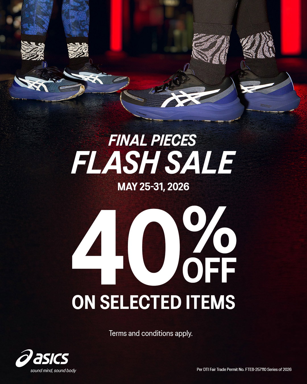 Final Pieces Flash Sale: 40% Off Selected Items