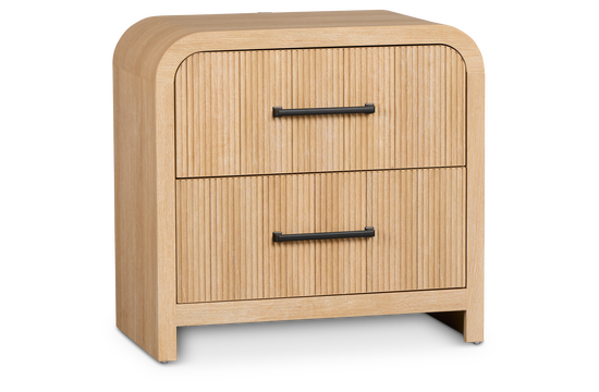 Lyndie Light Tone 2-drawer Nightstand