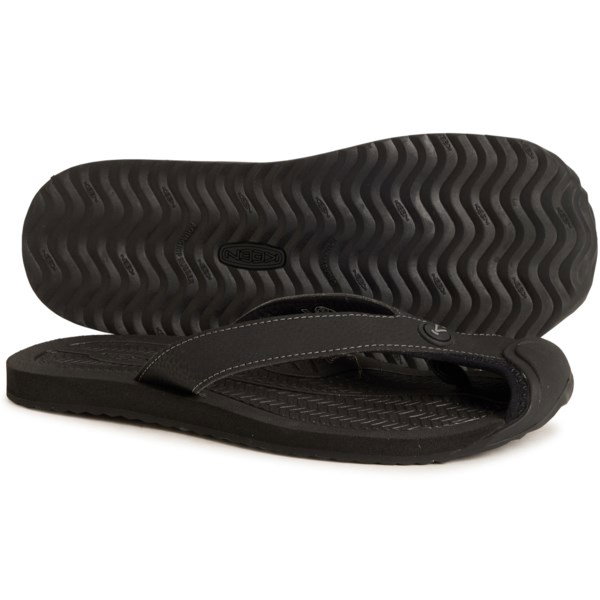 Keen Barbados TG Flip-Flops for Women | Black/Steel Grey | Size 7