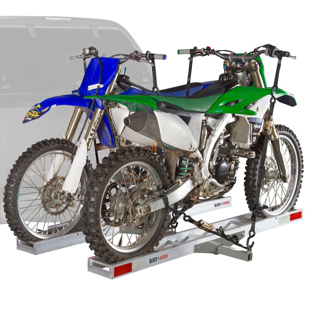 Image of Black Widow Aluminum Double Motorcycle Carrier – 600 lb. Capacity