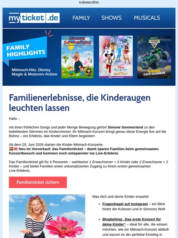 Familienzeit mit Sparvorteil