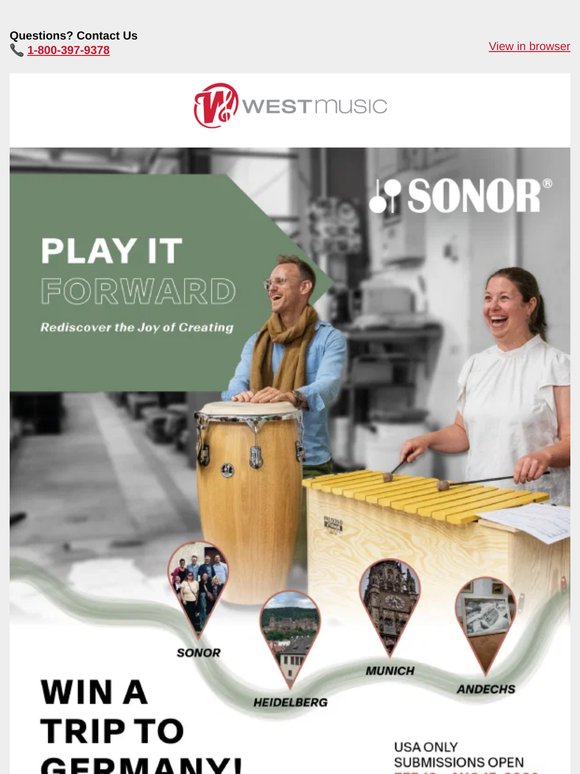 Summer is a good time to start your Orff composition