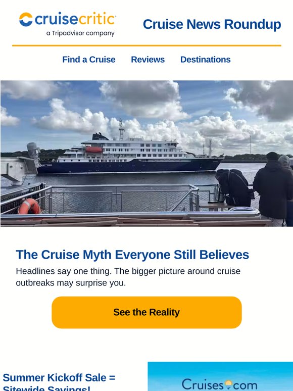 The Cruise Myth Everyone Still Believes; A Calmer Hurricane Season Ahead? & More