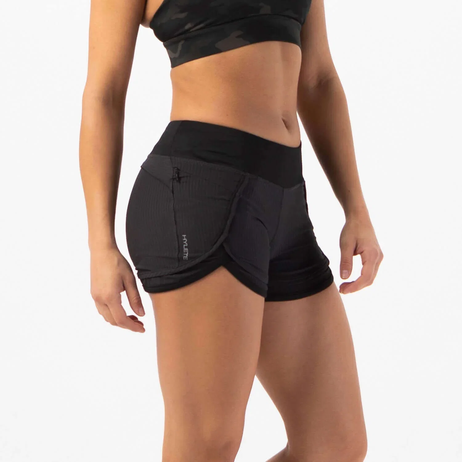Image of Iris Lined Short [Black]