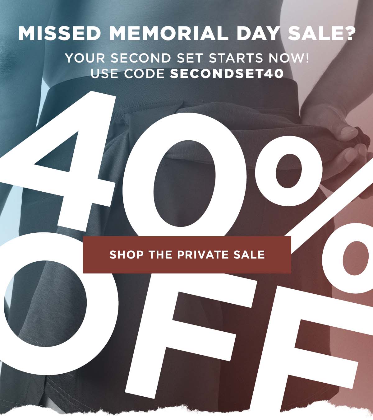 Missed Memorial Day Sale? Your Second Set Starts NOW! 40% OFF! Use code SECONDSET40 at checkout. Shop The Private Sale.
