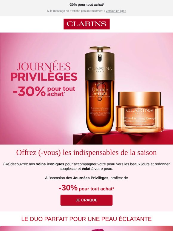 Avez-vous profité de nos JOURNÉES PRIVILÈGES  ⏳ ?