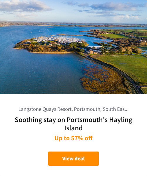 Soothing stay on Portsmouth's Hayling Island