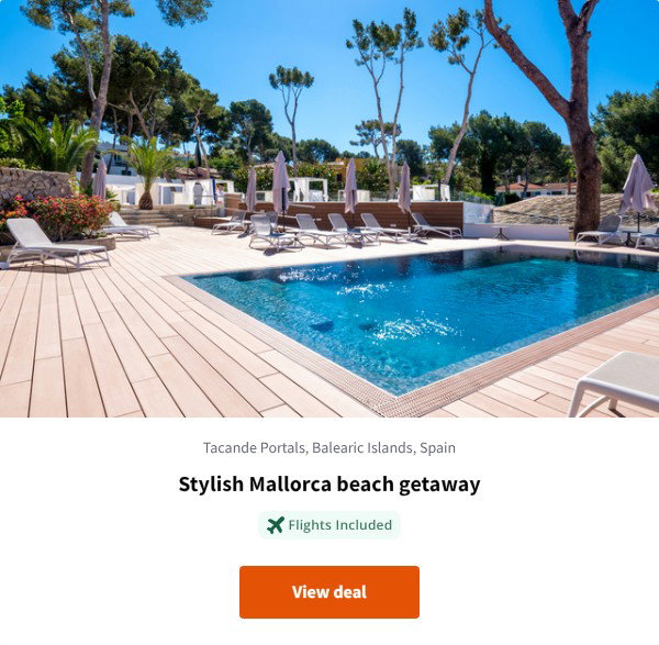 Stylish Mallorca beach getaway