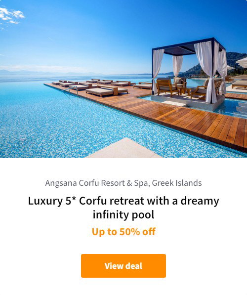 Luxury 5* Corfu retreat with a dreamy infinity pool