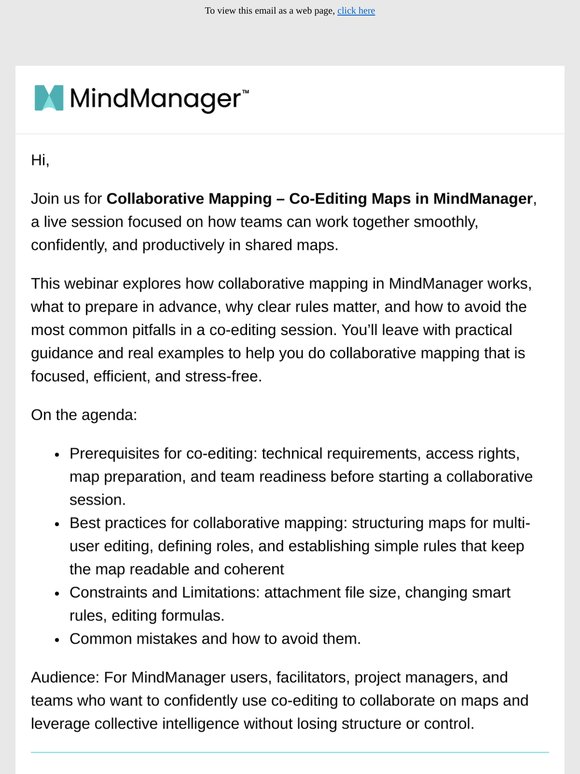 Meet the Experts: Collaborative Mapping - Coediting MindManager Maps