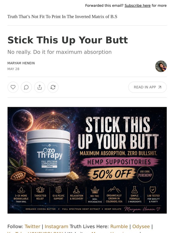 Stick This Up Your Butt
