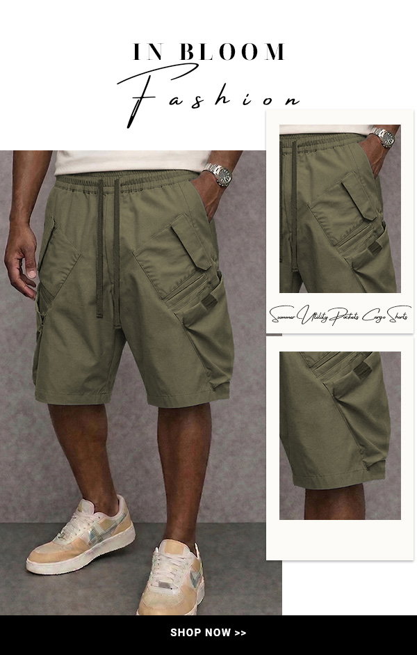 summer-utility-100-cotton-cargo-shorts