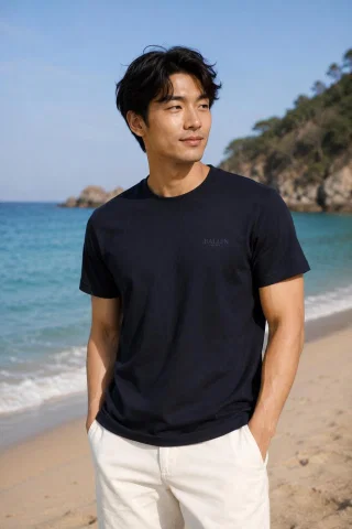T SHIRT 2665 NAVY