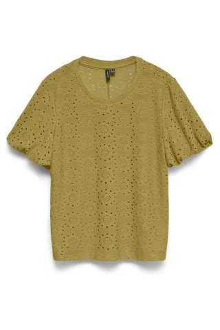 VMTASSA LIV BALLOON SLEEVE TOP JRS 10344368 Willow