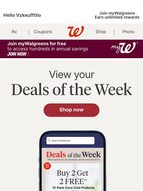 📢 Your weekly deals just dropped