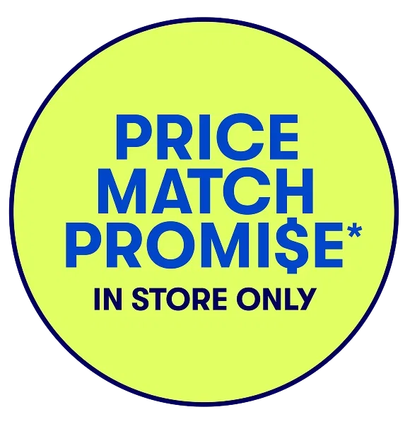 Price match promise - In store only