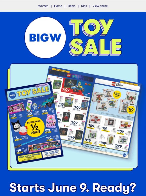 Toy Sale. June 9. Ready? 🚀