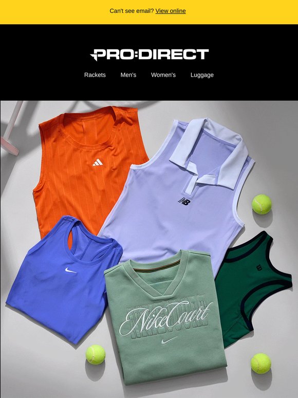 New Tennis Clothing Arrivals! 👀