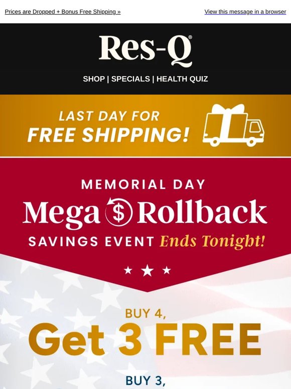 Hello, Last Day for Memorial Deals!