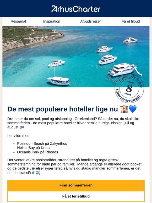 De mest populære hoteller til sommerferien lige nu 🌴