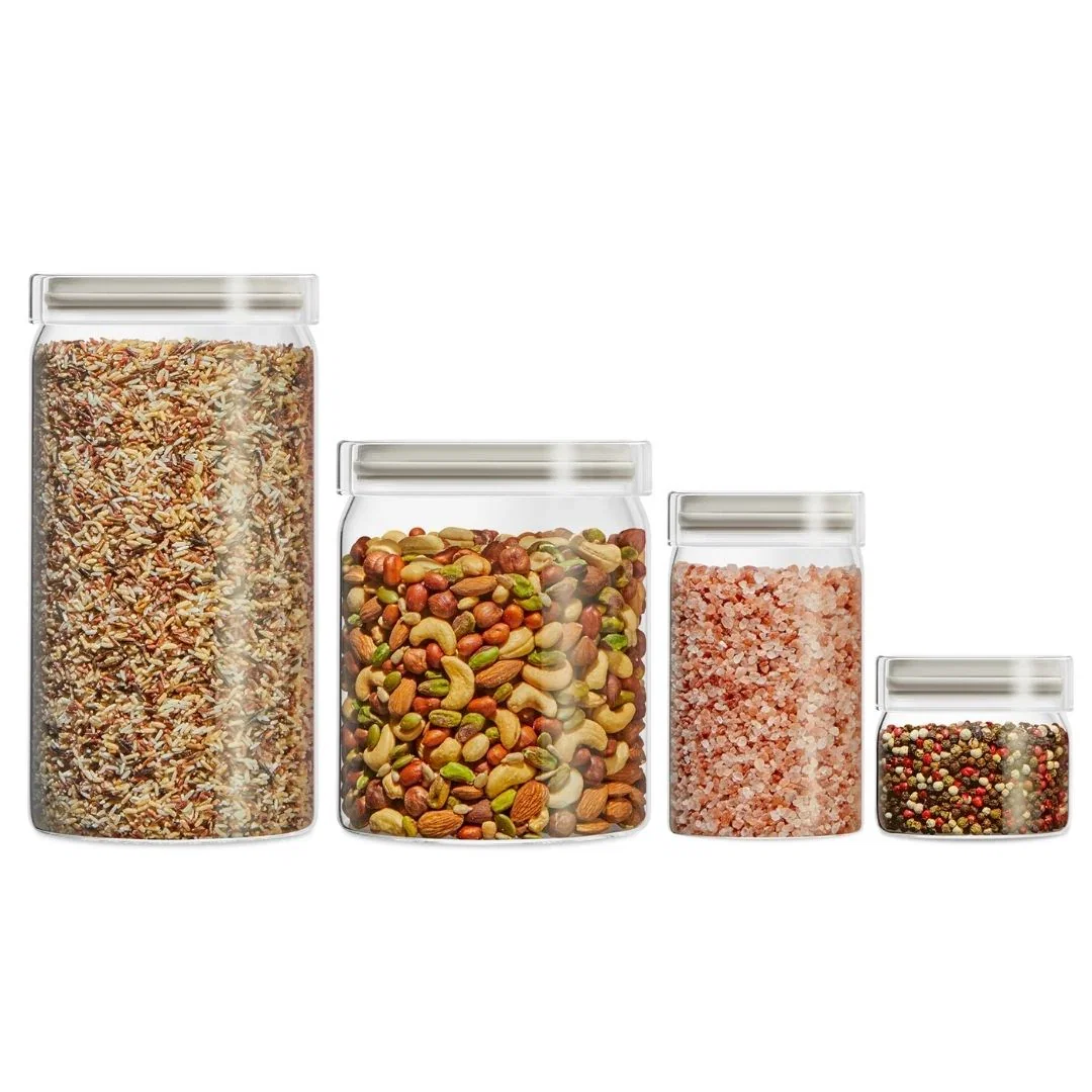 Image of Pyrex® 4-Piece Glass Canister Set