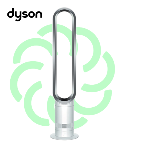 White and silver Dyson Cool™ Tower Fan