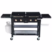 Cabela's Deluxe 4-Burner Event Grill and Griddle Combo