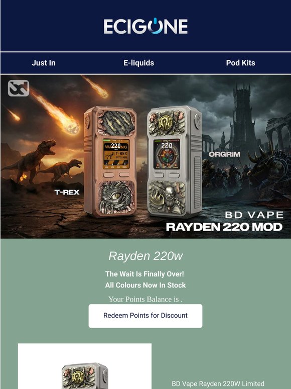 🚨Rayden 220 Has Landed🚨