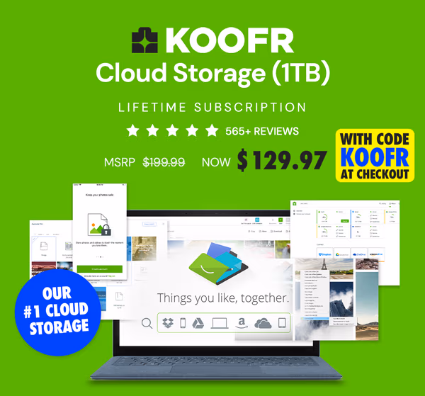 Koofr Cloud Storage: Lifetime Subscription (1TB)